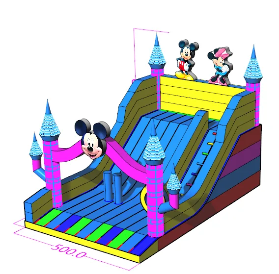 YIC 3D design review for a custom OEM inflatable attraction