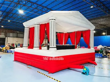 custom branded inflatable display detail view