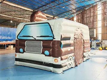 custom branded inflatable display detail view