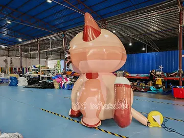 custom branded inflatable display detail view