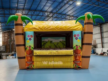 custom branded inflatable display detail view