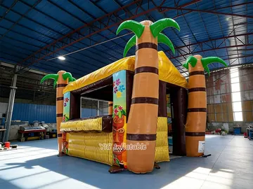 custom branded inflatable display detail view