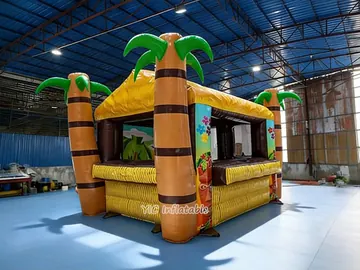 custom branded inflatable display detail view