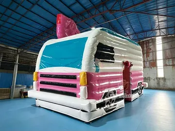 ice themed branded inflatable display detail view