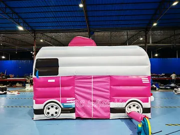 custom branded inflatable display detail view