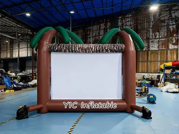 custom branded inflatable display detail view