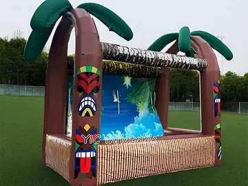 custom branded inflatable display detail view