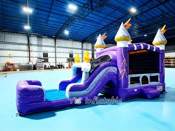 custom inflatable bounce-and-slide attraction detail view