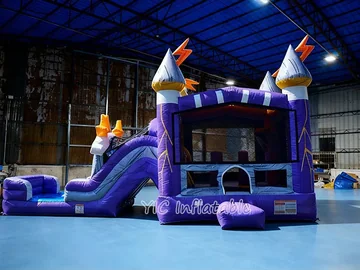 custom inflatable bounce-and-slide attraction detail view