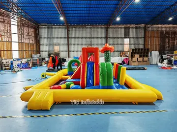 Adventure Combo Bounce House play layout
