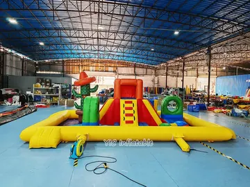 Adventure Combo Bounce House commercial attraction view