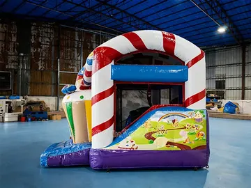Candyland Combo Bounce House detail view