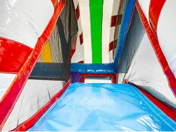Candyland Combo Bounce House commercial attraction view