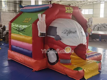 Car Themed Bounce House Rental side view
