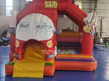 Car Themed Bounce House Rental play layout
