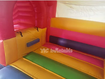 Car Themed Bounce House Rental commercial attraction view