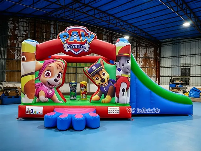 Paw Patrol bounce house with slide product image