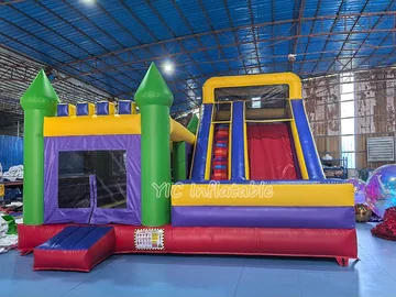 Castle Slide Combo Bounce House side view