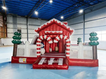 Christmas Bounce House for Sale front view