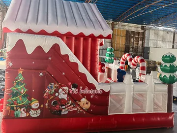 Christmas Bounce House for Sale commercial attraction view
