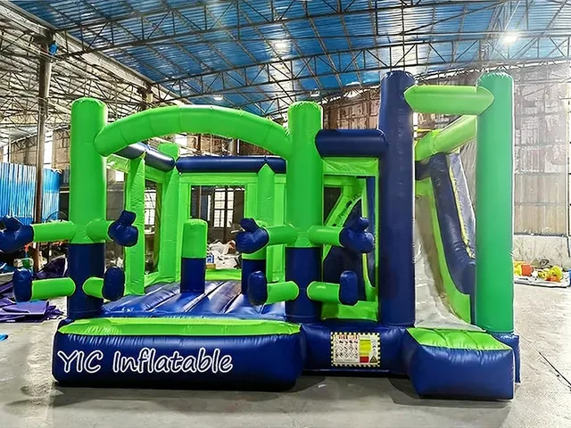 Colorful Bounce House Combo with Slides product image