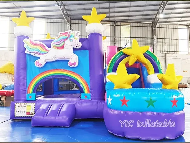 Rainbow Unicorn Bouncy Castle product image