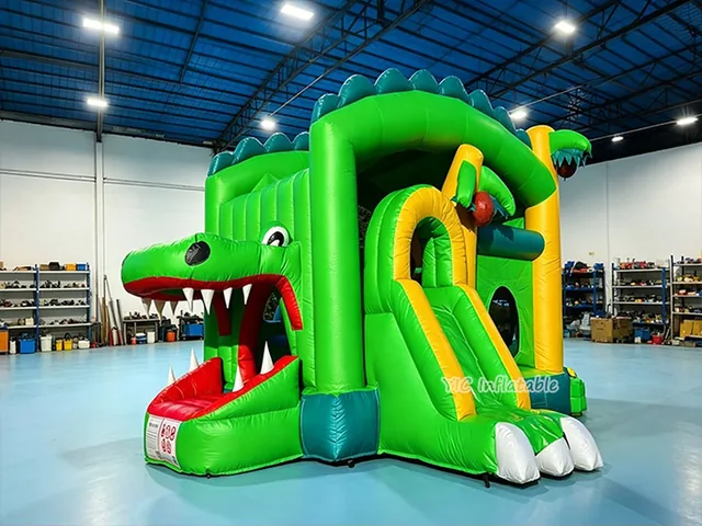 Crocodile Bounce House Combo with Slide product image