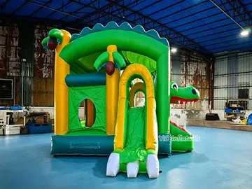 Crocodile Bounce House Combo with Slide detail view