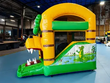 Lion King Bounce House Combo with Slide detail view