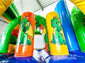 Dragon Bounce House with Slide detail view
