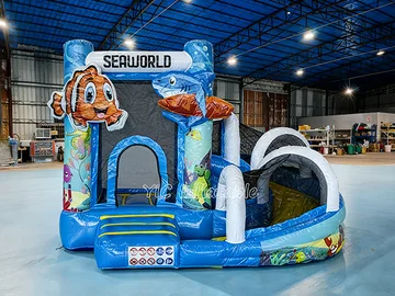 Seaworld Bounce House side view