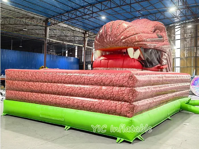 Giant Dinosaur Bounce House detail view