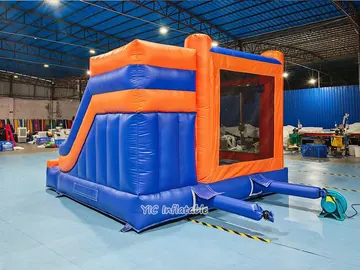 Hip Hop Bounce House with Slide detail view