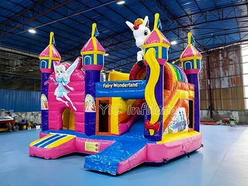 Fairy Dream Inflatable Bounce House play layout