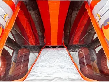 Fire Truck Inflatable Play Center with Slide detail view