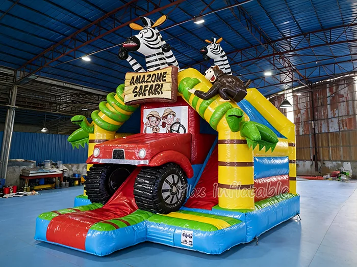 Amazon Bounce House with Slide front view