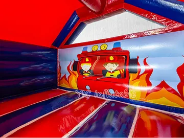 Firehouse Combo Bounce House commercial attraction view