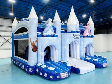 Frozen Bounce House Castle front view