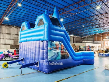Elsa Bounce House with Slide play layout