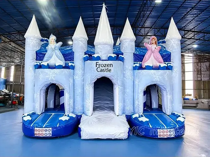 Frozen Castle Inflatable Slide product image