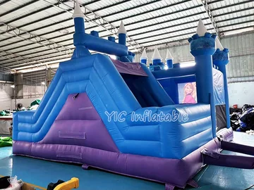 Unicorn Bounce House Slide Combo for Rental play layout