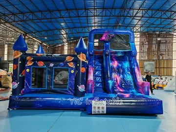 Space Themed Bounce Houses side view