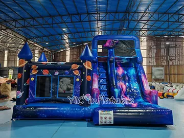 Space Themed Bounce Houses play layout
