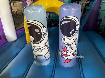 Space Rocket Bouncy Castle with Slide product image