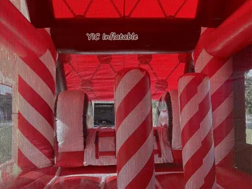 Gingerbread Bounce House with Slide detail view