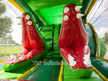 Inflatable Alligator Bounce House commercial attraction view