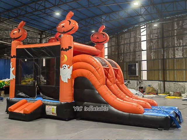 Halloween Theme Bounce House with Slide product image