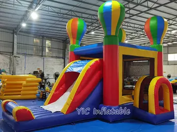 Hot Air Balloon Combo Bounce House detail view