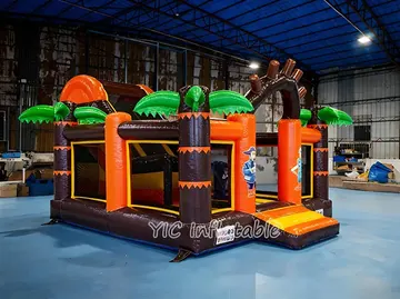custom inflatable bounce-and-slide attraction detail view