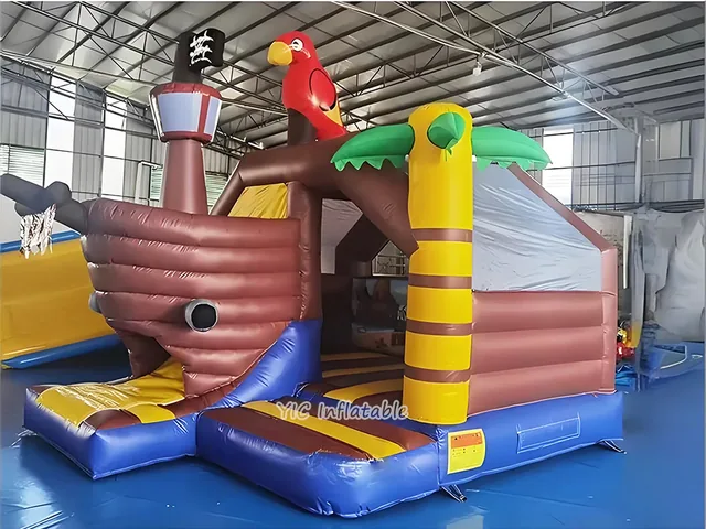 Inflatable Pirate Ship Bouncy Castle product image